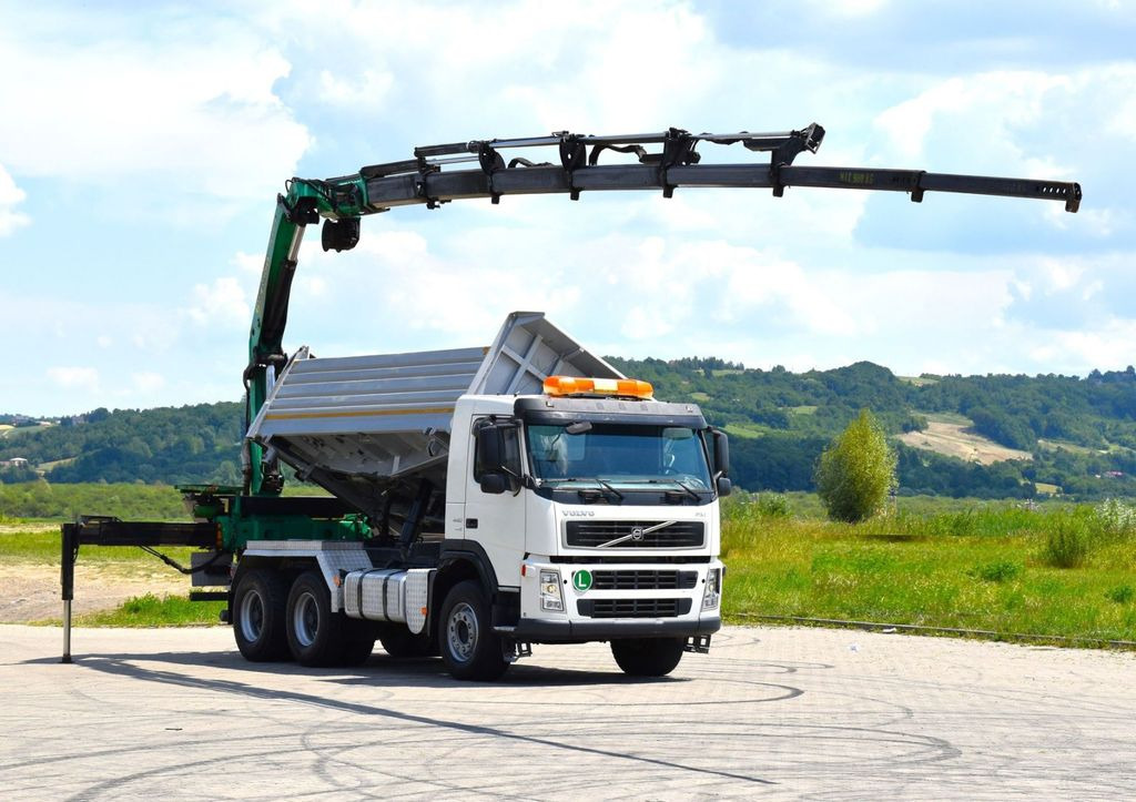 Volvo FM 440 Kipper 4,80m + PK 17000D/6x4 * TOPZUSTAND - Camión grúa, Camión volquete: foto 2 Volvo FM 440 Kipper 4,80m + PK 17000D/6x4 * TOPZUSTAND - Camión grúa, Camión volquete: foto 2