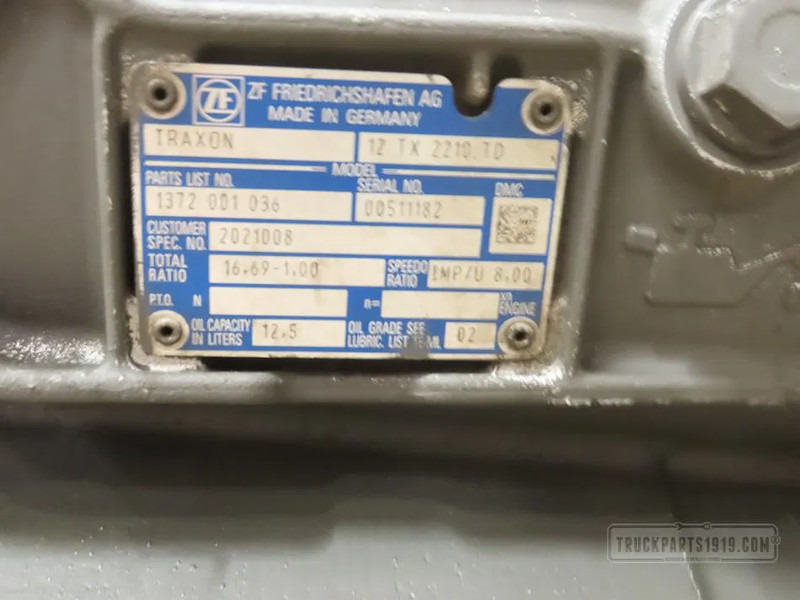 DAF 2189380 | Versnellingsbak 12TX2210T - Caja de cambios para Camión: foto 3 DAF 2189380 | Versnellingsbak 12TX2210T - Caja de cambios para Camión: foto 3
