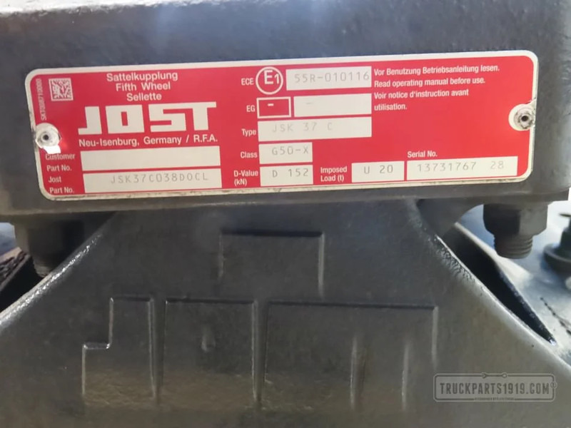 MAN JSK37C Body & Chassis Parts Opleggerschotel JSK37C - Bastidor/ Chasis para Camión: foto 2 MAN JSK37C Body & Chassis Parts Opleggerschotel JSK37C - Bastidor/ Chasis para Camión: foto 2