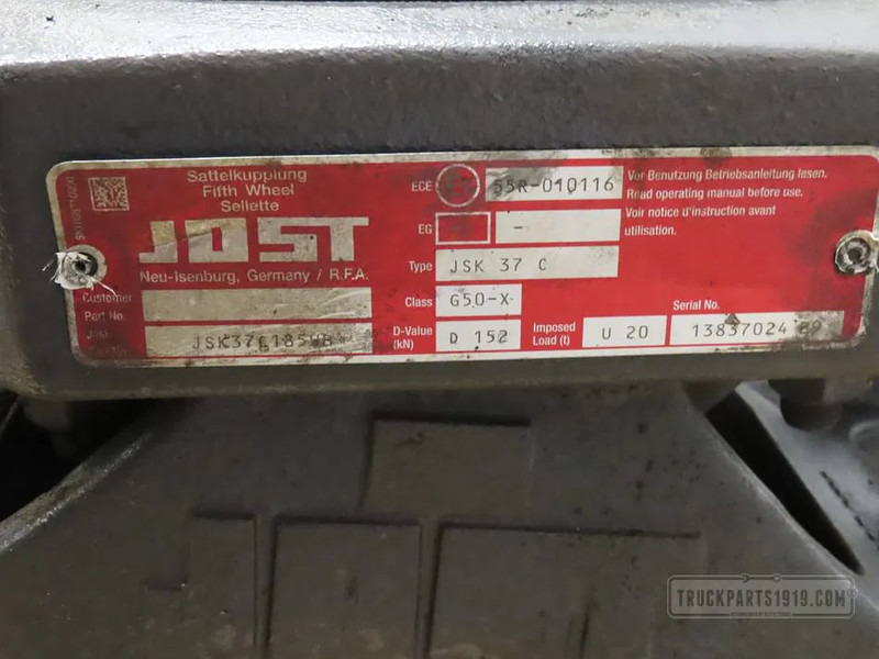 Scania 1434581 Opleggerschotel JSK37C - Bastidor/ Chasis para Camión: foto 2 Scania 1434581 Opleggerschotel JSK37C - Bastidor/ Chasis para Camión: foto 2