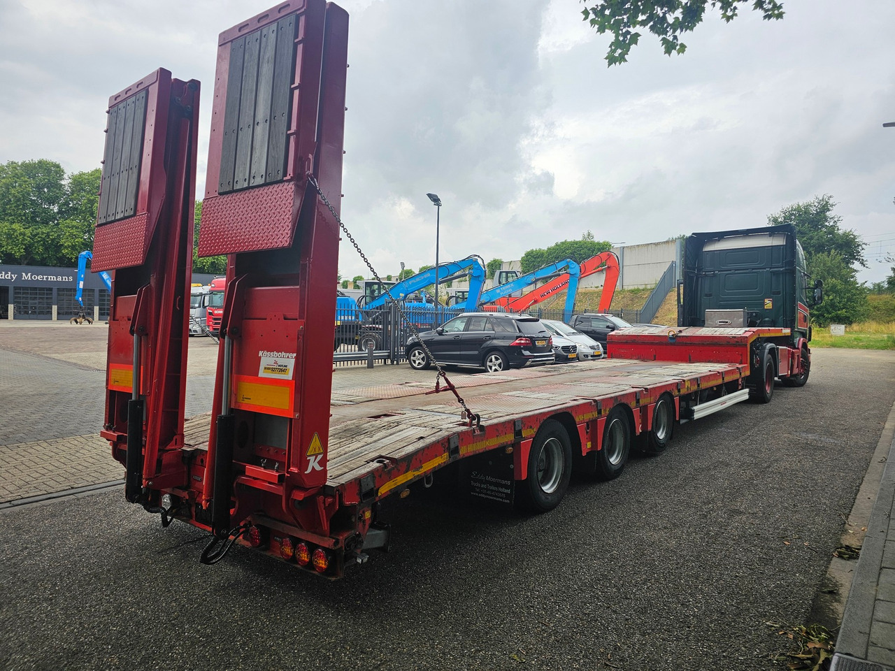 Kässbohrer LB3E With Hydraulic Flip Ramps - Semirremolque góndola rebajadas: foto 4 Kässbohrer LB3E With Hydraulic Flip Ramps - Semirremolque góndola rebajadas: foto 4