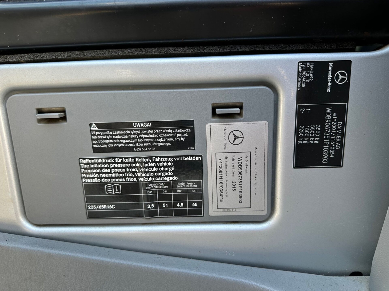 Meredes-Benz Sprinter 319 Bluetec 9 osobowy - Furgoneta de pasajeros: foto 3 Meredes-Benz Sprinter 319 Bluetec 9 osobowy - Furgoneta de pasajeros: foto 3