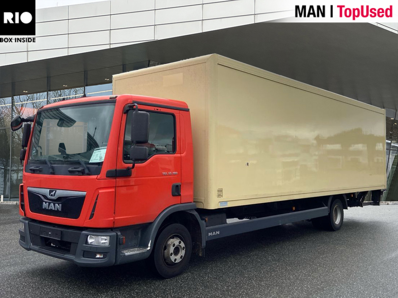 MAN TGL 12.190 4X2 BL "Box / Lift" - Camión caja cerrada: foto 1 MAN TGL 12.190 4X2 BL "Box / Lift" - Camión caja cerrada: foto 1