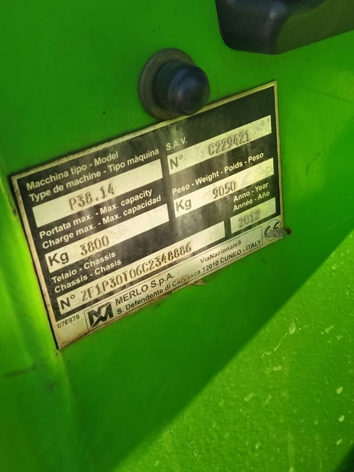 Merlo 38.14 - Manipulador telescópico: foto 4 Merlo 38.14 - Manipulador telescópico: foto 4