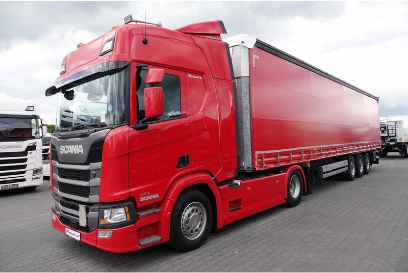 Scania R 450 / OPONY 100% / 2021 ROK / ZESTAW / FIRANKA / MULDA DO STAL - Cabeza tractora: foto 2 Scania R 450 / OPONY 100% / 2021 ROK / ZESTAW / FIRANKA / MULDA DO STAL - Cabeza tractora: foto 2
