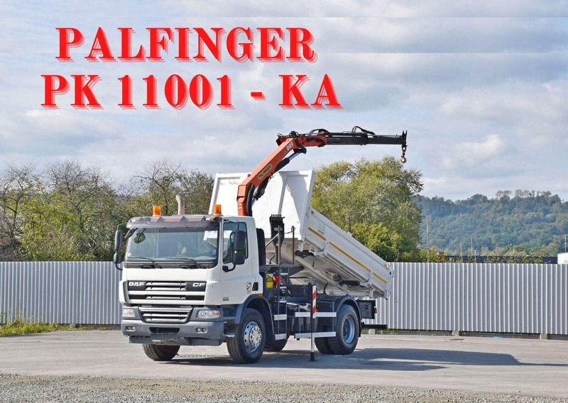 DAF CF 75.310 Kipper 4,30 m* KRAN * TOPZUSTAND - Camión volquete: foto 1 DAF CF 75.310 Kipper 4,30 m* KRAN * TOPZUSTAND - Camión volquete: foto 1