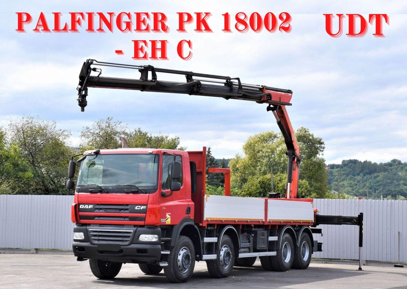 DAF CF 85.410 - Camión caja abierta, Camión grúa: foto 1 DAF CF 85.410 - Camión caja abierta, Camión grúa: foto 1
