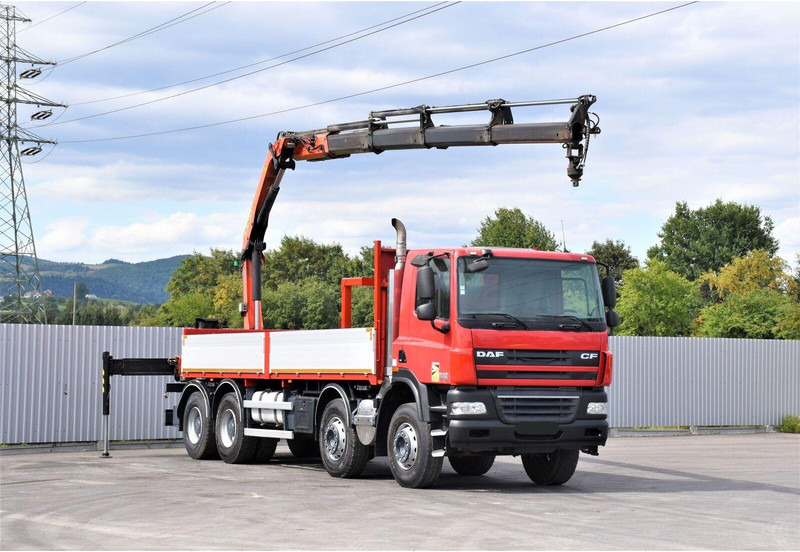 DAF CF 85.410 - Camión caja abierta, Camión grúa: foto 2 DAF CF 85.410 - Camión caja abierta, Camión grúa: foto 2