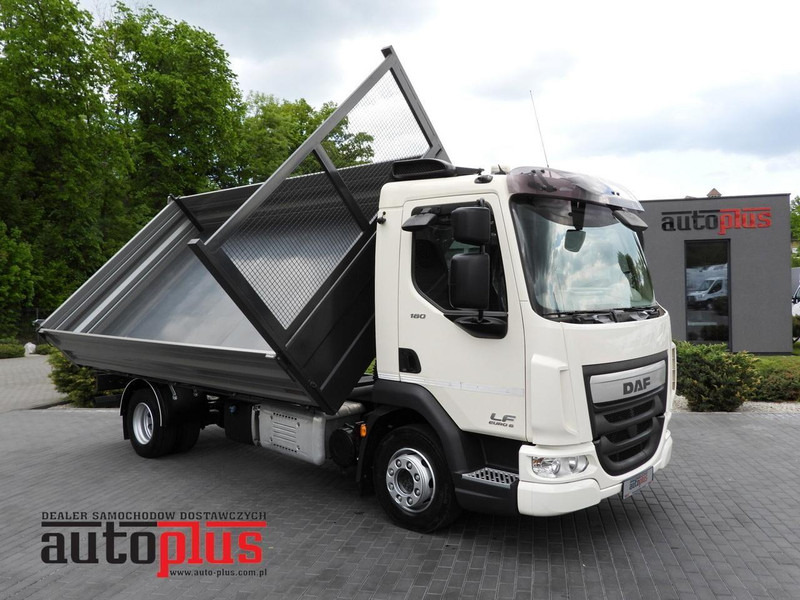 DAF LF 180 WYWROTKA TRÓJSTRONNA TEMPOMAT LEDY AUTOMAT BLIŹNIACZE KO - Camión volquete: foto 1 DAF LF 180 WYWROTKA TRÓJSTRONNA TEMPOMAT LEDY AUTOMAT BLIŹNIACZE KO - Camión volquete: foto 1