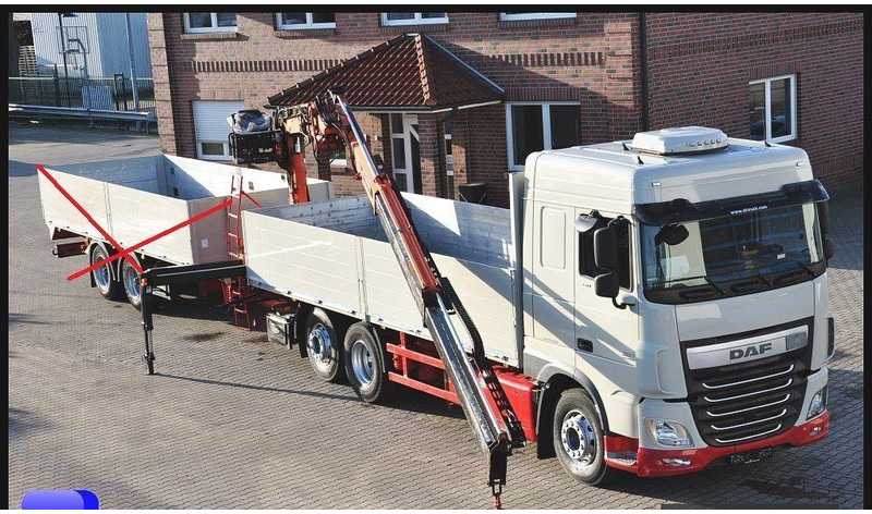 DAF XF 440 - Camión caja abierta, Camión grúa: foto 1 DAF XF 440 - Camión caja abierta, Camión grúa: foto 1