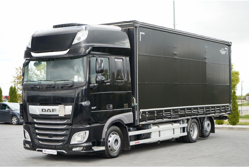 DAF XF 480 / SOLÓWKA / 6X2 / MEGA / OŚ PODNOSZONA / I-PARK COOL / 20 - Camión lona: foto 3 DAF XF 480 / SOLÓWKA / 6X2 / MEGA / OŚ PODNOSZONA / I-PARK COOL / 20 - Camión lona: foto 3