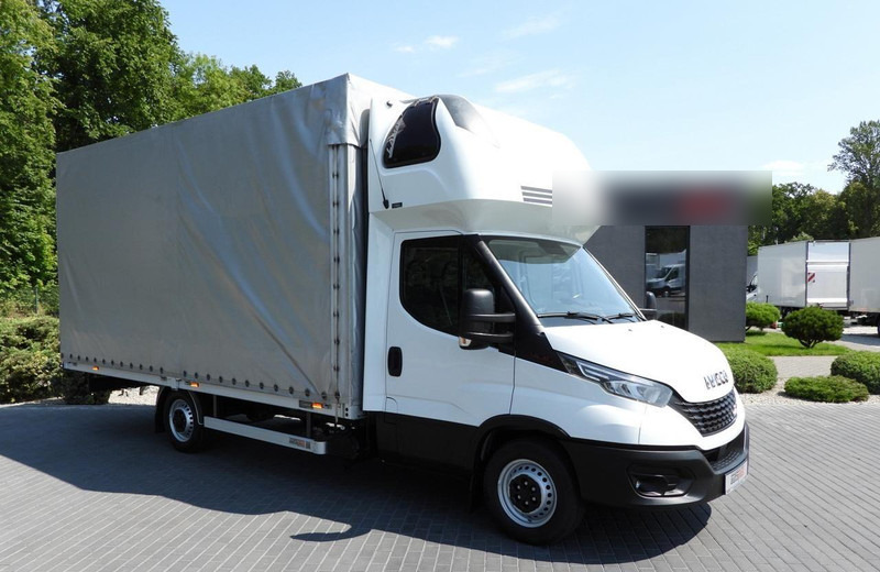 Iveco DAILY 35S18 PLANDEKA 10 PALET WEBASTO TEMPOMAT LEDY PNEUMATYKA K - Furgoneta con caja de lona: foto 1 Iveco DAILY 35S18 PLANDEKA 10 PALET WEBASTO TEMPOMAT LEDY PNEUMATYKA K - Furgoneta con caja de lona: foto 1