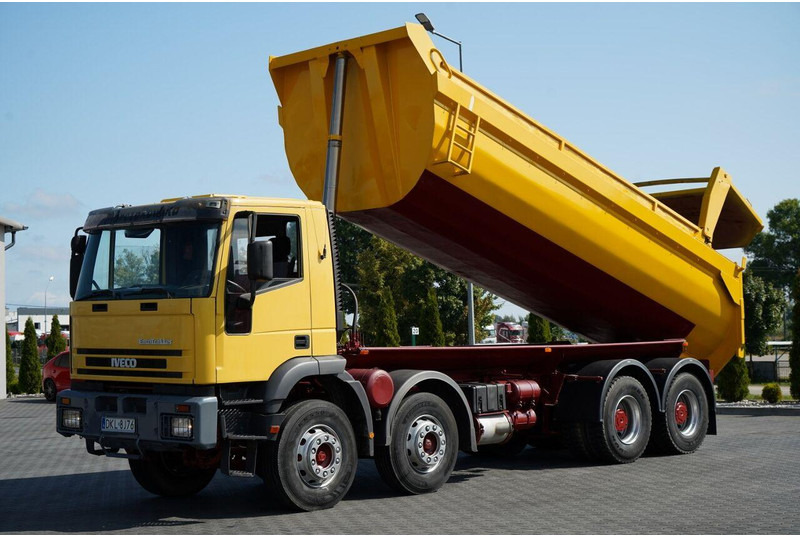 Iveco EUROTRAKKER 340 / 8x4 / TYLNOZSYPOWA / HYDROKLAPA / MANUAL - Camión volquete: foto 1 Iveco EUROTRAKKER 340 / 8x4 / TYLNOZSYPOWA / HYDROKLAPA / MANUAL - Camión volquete: foto 1