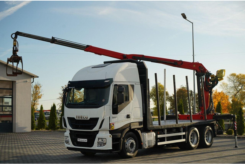Iveco STRALIS 560 / 6X4 / DO DREWNA / DO DRZEWA / DO LASU / HDS PALFIN - Camión forestal, Camión grúa: foto 2 Iveco STRALIS 560 / 6X4 / DO DREWNA / DO DRZEWA / DO LASU / HDS PALFIN - Camión forestal, Camión grúa: foto 2