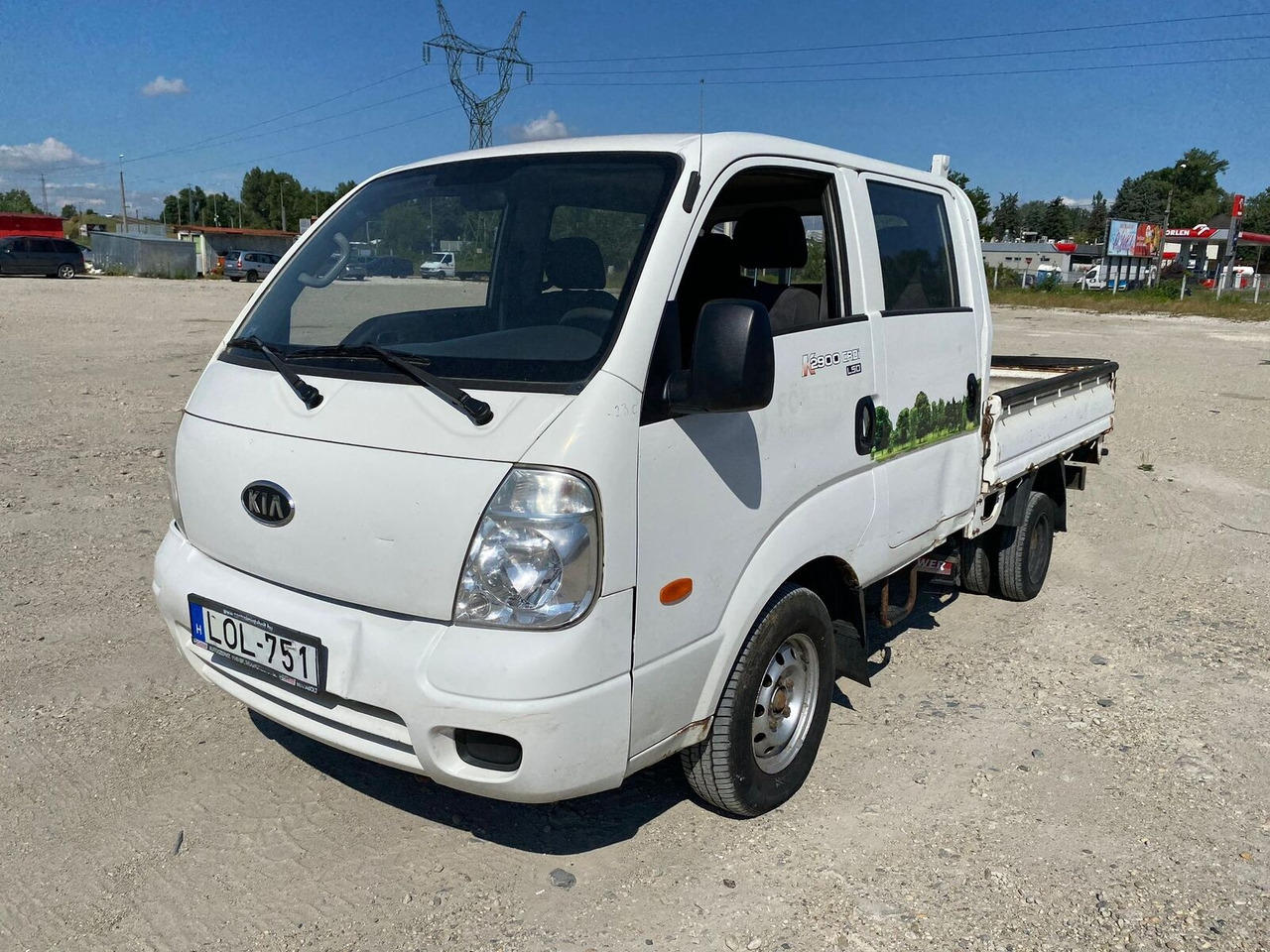 Caja abierta furgoneta, Furgoneta combi KIA K2500 - double cabin, pritsche: foto 1
