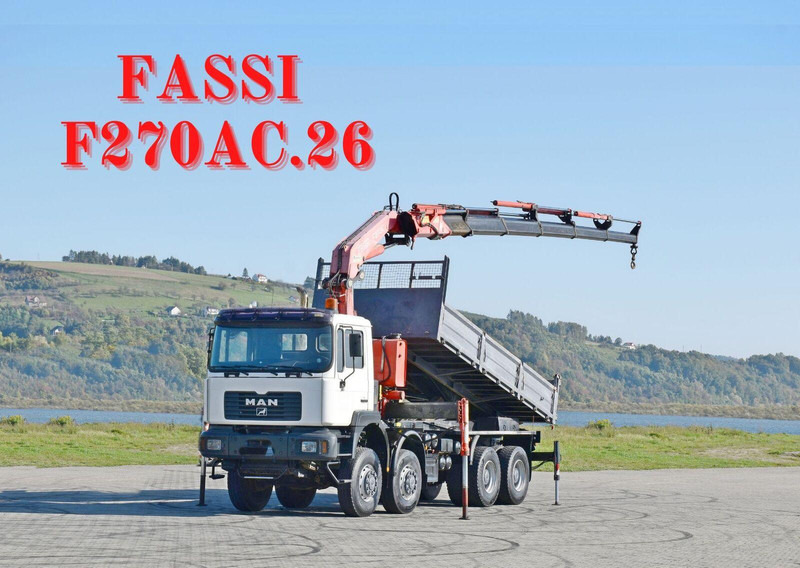 MAN 41.460 *FASSI F270AC.26 * 8x8 ! TOPZUSTAND - Camión volquete, Camión grúa: foto 1 MAN 41.460 *FASSI F270AC.26 * 8x8 ! TOPZUSTAND - Camión volquete, Camión grúa: foto 1