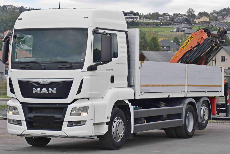 MAN TGS 26.440 * PRITSCHE 6,90 m + PK 16001 - K - Camión caja abierta, Camión grúa: foto 4 MAN TGS 26.440 * PRITSCHE 6,90 m + PK 16001 - K - Camión caja abierta, Camión grúa: foto 4