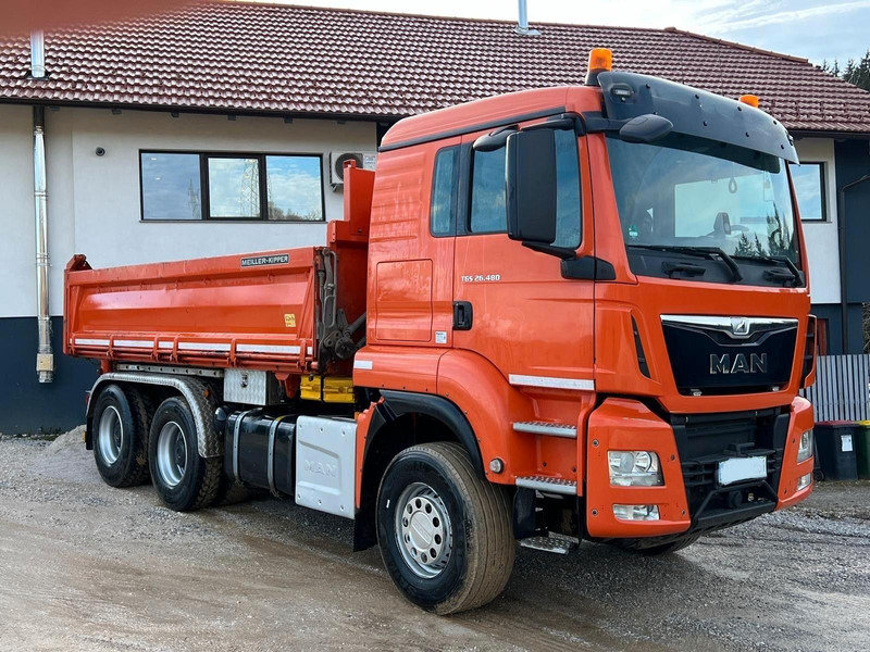 MAN TGS 26.480 6x4 Meiller three sided b Tipper - Camión volquete: foto 2 MAN TGS 26.480 6x4 Meiller three sided b Tipper - Camión volquete: foto 2