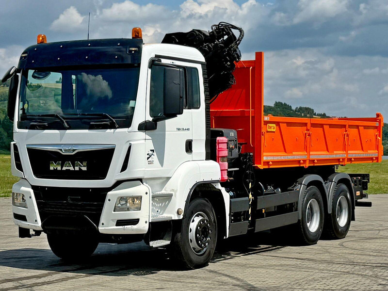 MAN TGS 33.440 * HIAB X-HIDUO 188 E-5 + FUNK * 6x4 - Camión volquete, Camión grúa: foto 3 MAN TGS 33.440 * HIAB X-HIDUO 188 E-5 + FUNK * 6x4 - Camión volquete, Camión grúa: foto 3