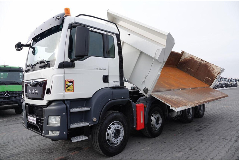 Leasing de MAN TGS 35.480 / 8x4 / WYWROTKA / BORDMATIC / HYDROBURTA / OPONY 100 MAN TGS 35.480 / 8x4 / WYWROTKA / BORDMATIC / HYDROBURTA / OPONY 100: foto 9