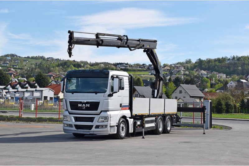 MAN TGX 26.440 Pritsche 6,40 m* PK 29002+FUNK *6x4 - Camión caja abierta, Camión grúa: foto 2 MAN TGX 26.440 Pritsche 6,40 m* PK 29002+FUNK *6x4 - Camión caja abierta, Camión grúa: foto 2