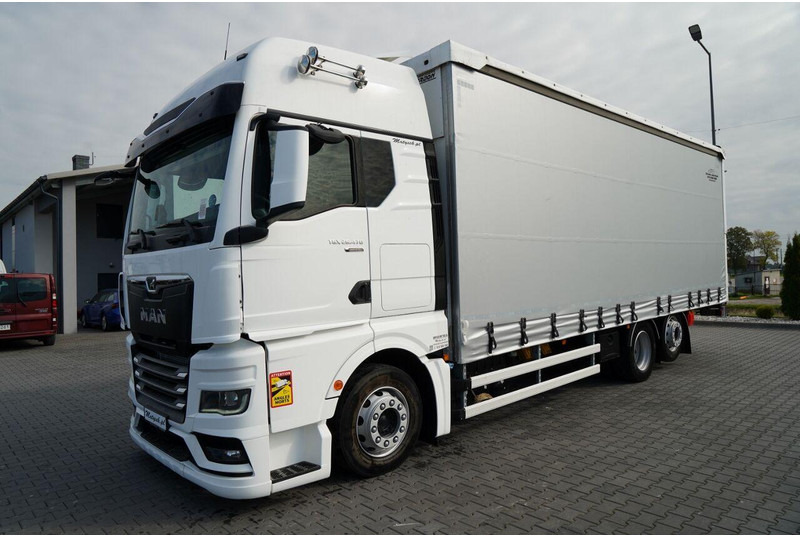 MAN TGX 26.470 / 6x2 / FIRANKA / SOLÓWKA / 6x2 / 120 m3 / OŚ PODNOSZ - Camión lona: foto 2 MAN TGX 26.470 / 6x2 / FIRANKA / SOLÓWKA / 6x2 / 120 m3 / OŚ PODNOSZ - Camión lona: foto 2