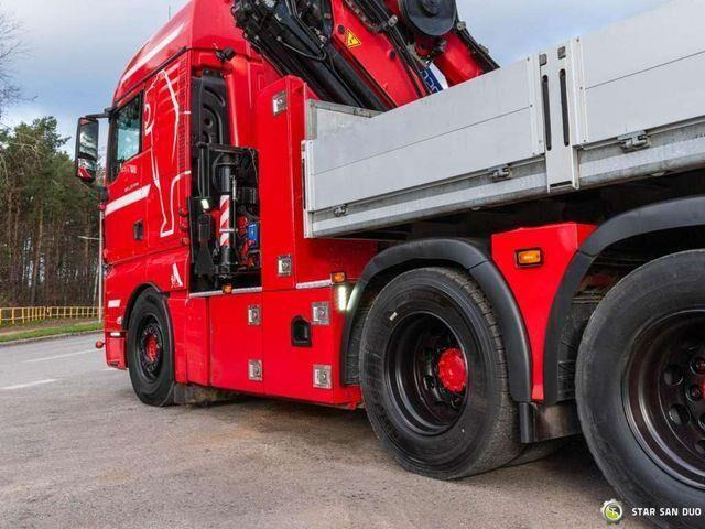 Camión caja abierta, Camión grúa MAN TGX 28.500 6x2 HMF 5020K-RC Fly Jib Crane: foto 19