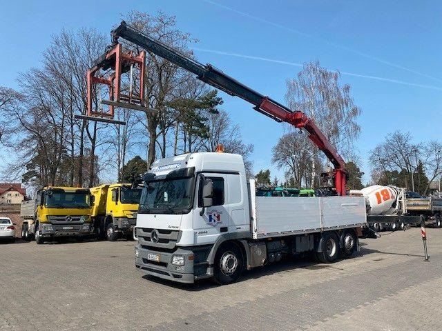 Mercedes-Benz ACTROS 2544 - Camión caja abierta, Camión grúa: foto 1 Mercedes-Benz ACTROS 2544 - Camión caja abierta, Camión grúa: foto 1