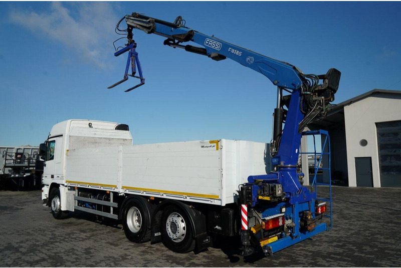 Mercedes-Benz ACTROS 2548 / 6x2 / BURTOWA - 6,5 M / OŚ PODNOSZONA / HDS FASSI - Camión caja abierta, Camión grúa: foto 3 Mercedes-Benz ACTROS 2548 / 6x2 / BURTOWA - 6,5 M / OŚ PODNOSZONA / HDS FASSI - Camión caja abierta, Camión grúa: foto 3