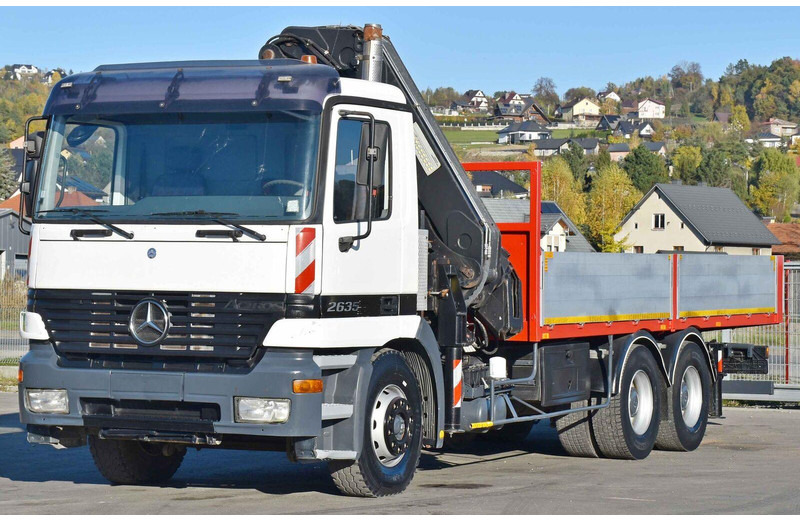 Mercedes-Benz ACTROS 2635 Pritsche - Camión caja abierta, Camión grúa: foto 4 Mercedes-Benz ACTROS 2635 Pritsche - Camión caja abierta, Camión grúa: foto 4