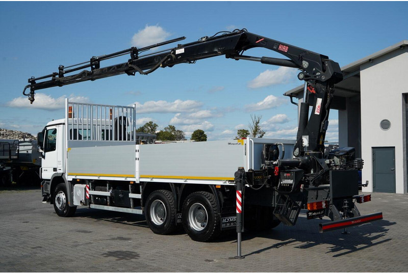 Mercedes-Benz ACTROS 2636 / 6x4 / SKRZYNIOWY 7 M + HDS HIAB -  WYSÓW 12,6 M / - Camión caja abierta, Camión grúa: foto 4 Mercedes-Benz ACTROS 2636 / 6x4 / SKRZYNIOWY 7 M + HDS HIAB -  WYSÓW 12,6 M / - Camión caja abierta, Camión grúa: foto 4