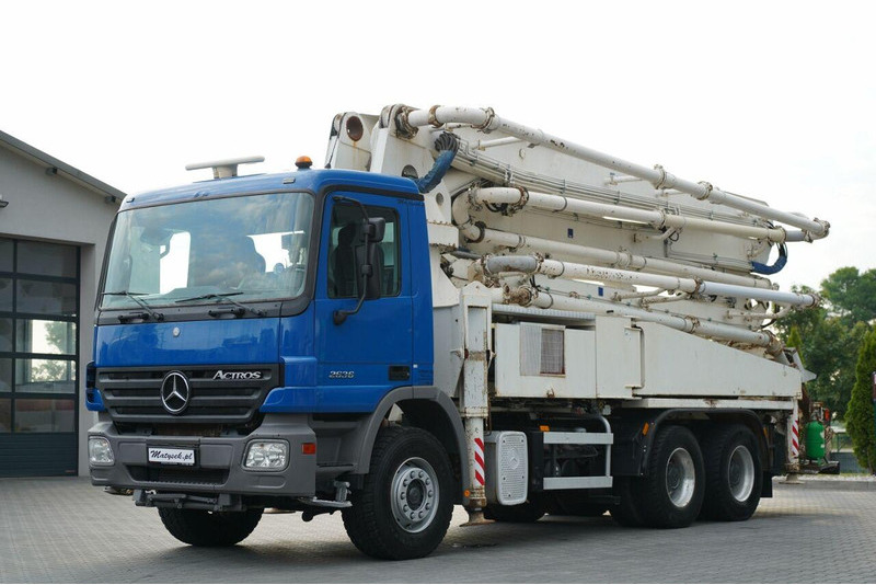 Mercedes-Benz ACTROS 2636 / POMPA SERMAC 5Z37 / 37  METRÓW / STEROWANIE RADIOW - Bomba de hormigón: foto 1 Mercedes-Benz ACTROS 2636 / POMPA SERMAC 5Z37 / 37  METRÓW / STEROWANIE RADIOW - Bomba de hormigón: foto 1