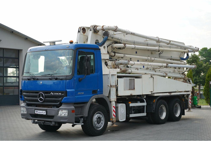 Mercedes-Benz ACTROS 2636 / POMPA SERMAC 5Z37 / 37  METRÓW / STEROWANIE RADIOW - Bomba de hormigón: foto 2 Mercedes-Benz ACTROS 2636 / POMPA SERMAC 5Z37 / 37  METRÓW / STEROWANIE RADIOW - Bomba de hormigón: foto 2