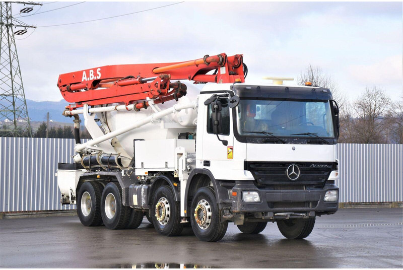 Mercedes-Benz ACTROS 3241* Betonpumpe 21m *8x4 * Top Zustand - Bomba de hormigón: foto 1 Mercedes-Benz ACTROS 3241* Betonpumpe 21m *8x4 * Top Zustand - Bomba de hormigón: foto 1