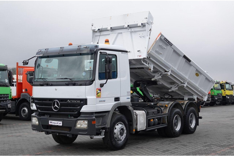 Mercedes-Benz ACTROS 3336 / 6x4 / WYWROTKA / BORDMATIC / HYDROBURTA / MEILLER - Camión volquete: foto 1 Mercedes-Benz ACTROS 3336 / 6x4 / WYWROTKA / BORDMATIC / HYDROBURTA / MEILLER - Camión volquete: foto 1