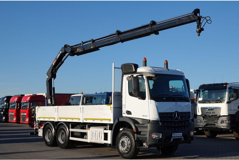 Mercedes-Benz AROCS 2633 / 6x4 / SKRZYNIOWY - 6,5 M / HDS HIAB 188 b-3 wysów: - Camión caja abierta, Camión grúa: foto 5 Mercedes-Benz AROCS 2633 / 6x4 / SKRZYNIOWY - 6,5 M / HDS HIAB 188 b-3 wysów: - Camión caja abierta, Camión grúa: foto 5