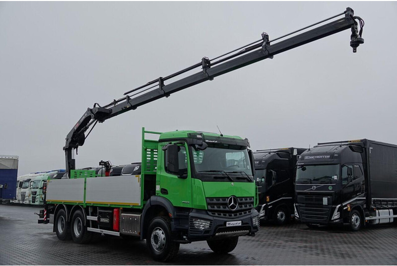 Mercedes-Benz AROCS 2636 / 6x4 / SKRZYNIOWY- 6,5 M / + HDS HIAB 4x wysów: 13 - Camión caja abierta, Camión grúa: foto 1 Mercedes-Benz AROCS 2636 / 6x4 / SKRZYNIOWY- 6,5 M / + HDS HIAB 4x wysów: 13 - Camión caja abierta, Camión grúa: foto 1
