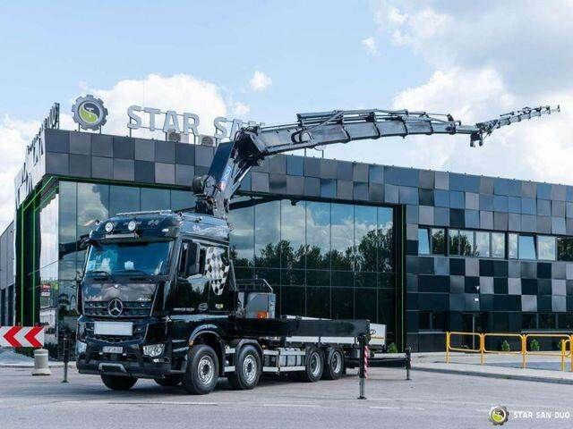 Mercedes-Benz AROCS 3251 8x4 HMF 8520 Fly Jib Winch - Camión caja abierta, Camión grúa: foto 3 Mercedes-Benz AROCS 3251 8x4 HMF 8520 Fly Jib Winch - Camión caja abierta, Camión grúa: foto 3