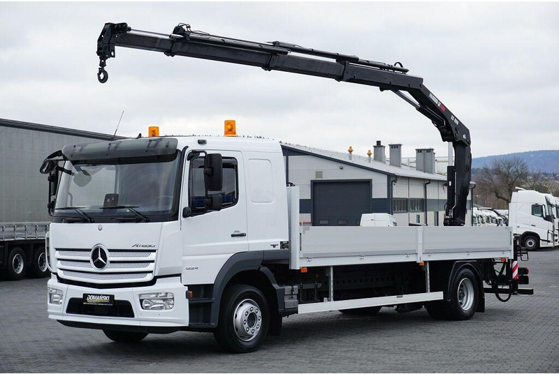 Mercedes-Benz ATEGO / 1224 / ACC / SKRZYNIOWY + HDS / HIAB 099 B - 3 DUO - Camión caja abierta, Camión grúa: foto 2 Mercedes-Benz ATEGO / 1224 / ACC / SKRZYNIOWY + HDS / HIAB 099 B - 3 DUO - Camión caja abierta, Camión grúa: foto 2