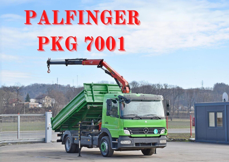 Mercedes-Benz ATEGO 1224 - Camión volquete, Camión grúa: foto 1 Mercedes-Benz ATEGO 1224 - Camión volquete, Camión grúa: foto 1