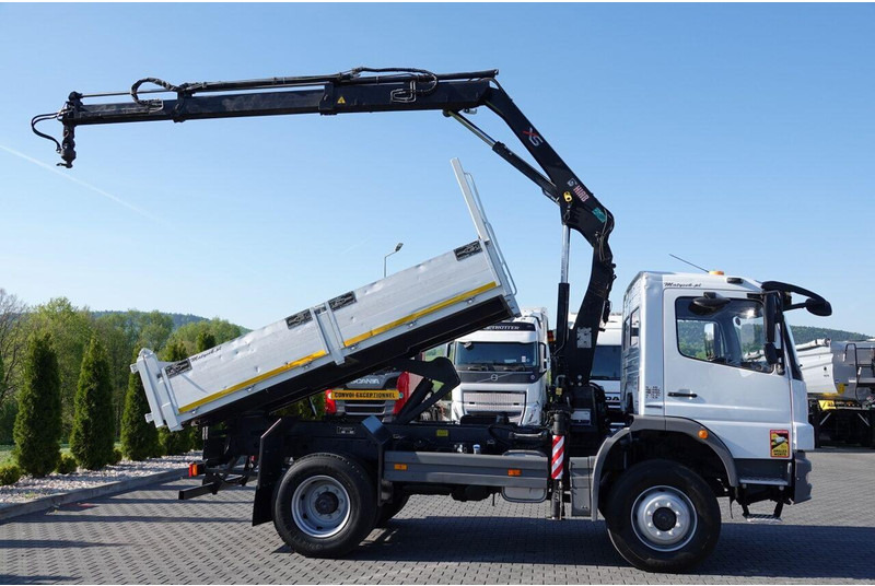 Mercedes-Benz ATEGO 16.24 / 4X4 / WYWROTKA + HDS HIAB 111 BS-2 / PILOT / ROT - Camión volquete: foto 5 Mercedes-Benz ATEGO 16.24 / 4X4 / WYWROTKA + HDS HIAB 111 BS-2 / PILOT / ROT - Camión volquete: foto 5