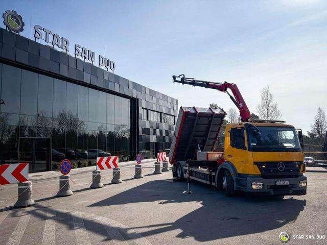 Mercedes-Benz AXOR 1824 4x2 HMF 975 HDS Crane Rotator Kipper - Camión volquete, Camión grúa: foto 5 Mercedes-Benz AXOR 1824 4x2 HMF 975 HDS Crane Rotator Kipper - Camión volquete, Camión grúa: foto 5