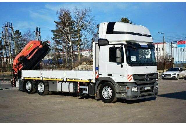 Mercedes-Benz Actros 2546 6x2 Palfinger PK 53002 Crane Kran - Camión caja abierta, Camión grúa: foto 2 Mercedes-Benz Actros 2546 6x2 Palfinger PK 53002 Crane Kran - Camión caja abierta, Camión grúa: foto 2