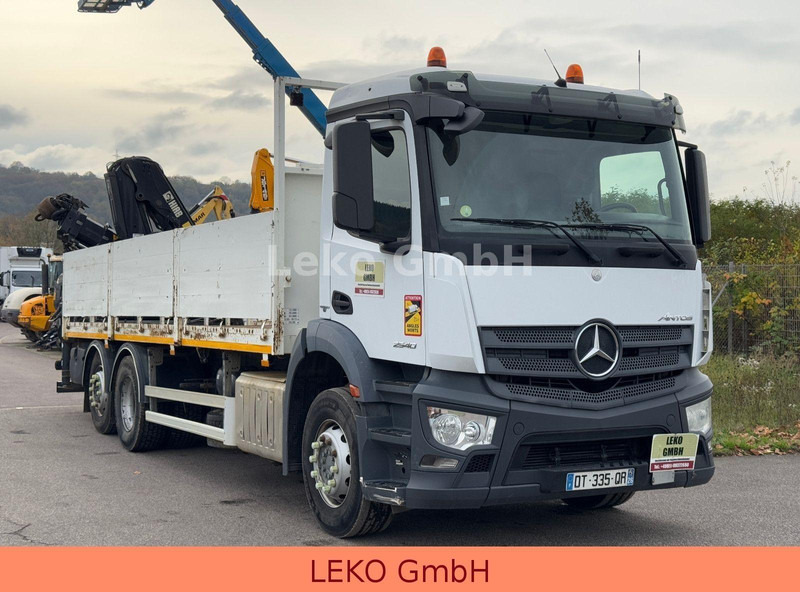 Mercedes-Benz Antos 2540 - Camión caja abierta, Camión grúa: foto 1 Mercedes-Benz Antos 2540 - Camión caja abierta, Camión grúa: foto 1
