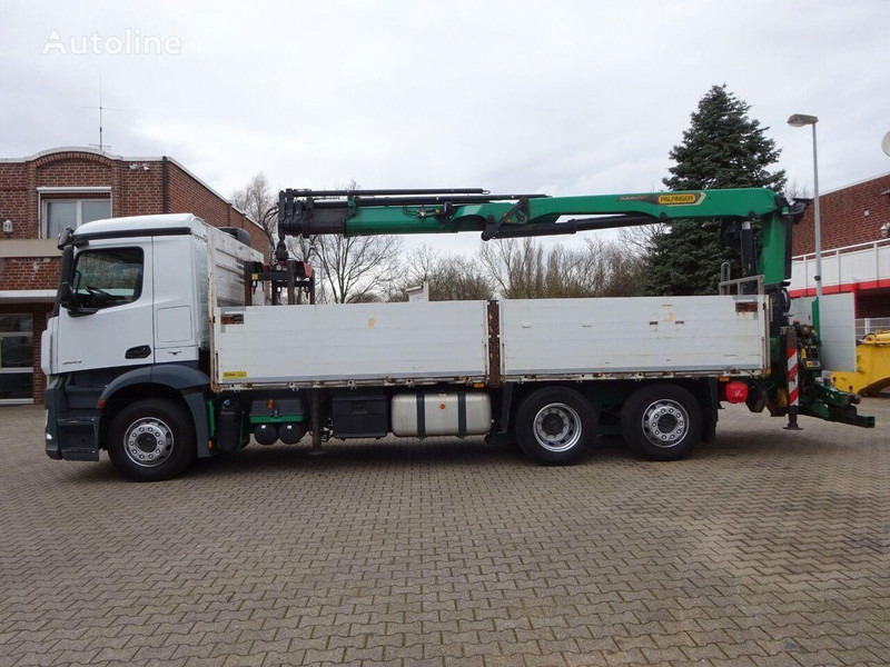 Mercedes-Benz Antos 2543 - Flatbed+crane 6x2 - Camión caja abierta, Camión grúa: foto 4 Mercedes-Benz Antos 2543 - Flatbed+crane 6x2 - Camión caja abierta, Camión grúa: foto 4