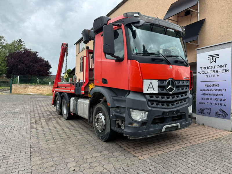 Mercedes-Benz Arocs 2536 BL 6x2/Funkfernbe./VDL-ASK 18 TK - Camión portacontenedore/ Intercambiable, Camión grúa: foto 1 Mercedes-Benz Arocs 2536 BL 6x2/Funkfernbe./VDL-ASK 18 TK - Camión portacontenedore/ Intercambiable, Camión grúa: foto 1