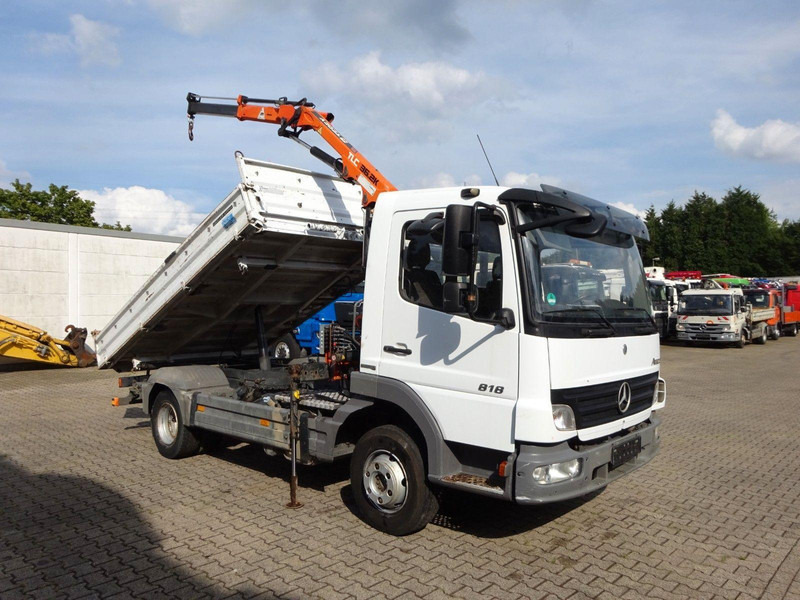 Mercedes-Benz Atego 818 3 way Meiller tipper + crane Terex 36.2 - Volquete furgoneta: foto 4 Mercedes-Benz Atego 818 3 way Meiller tipper + crane Terex 36.2 - Volquete furgoneta: foto 4