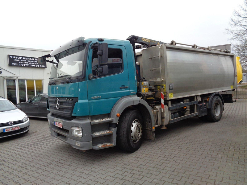 Mercedes-Benz Axor 1824 Tipper Crane Palfinger PK 4501 - Camión volquete, Camión grúa: foto 1 Mercedes-Benz Axor 1824 Tipper Crane Palfinger PK 4501 - Camión volquete, Camión grúa: foto 1