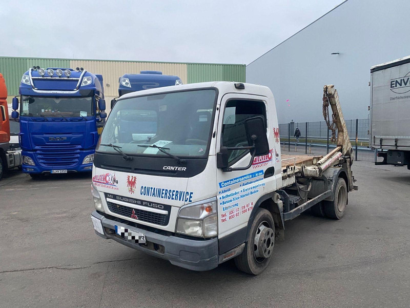 Mitsubishi Fuso FE 85 Meier-Ratio PAK 4 V - Camión portacontenedor de cadenas: foto 1 Mitsubishi Fuso FE 85 Meier-Ratio PAK 4 V - Camión portacontenedor de cadenas: foto 1