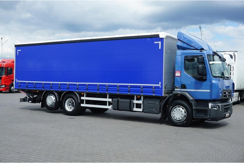 Renault D 320 / EURO 6 / FIRANKA + WINDA / 21 PALET / ŁAD. 16 530 KG - Camión lona: foto 4 Renault D 320 / EURO 6 / FIRANKA + WINDA / 21 PALET / ŁAD. 16 530 KG - Camión lona: foto 4